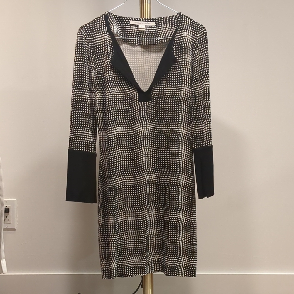 Diane Von Furstenberg Reina Silk Short Dress